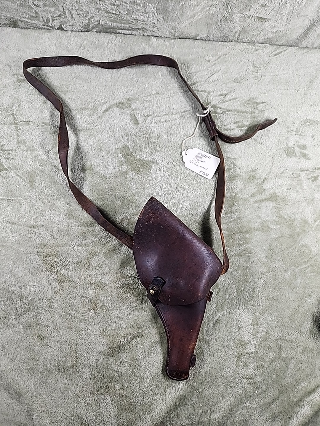 Rare 1922 Early Soviet Russian Nagant M1895 NCO Revolver Brown Leather Holster