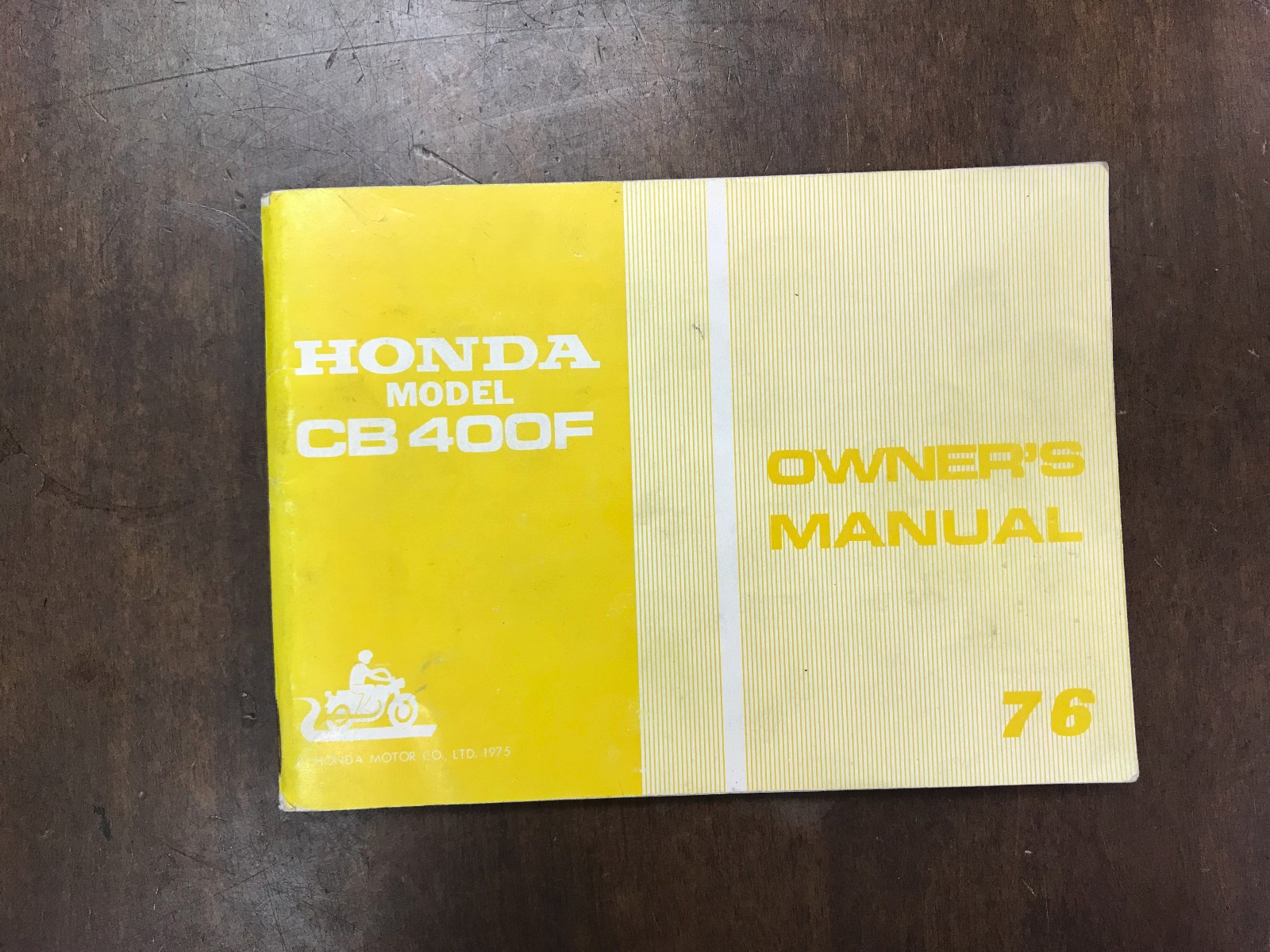 1976 Honda CB400F Original Owner\'s Manual, Handbook,  CB400F