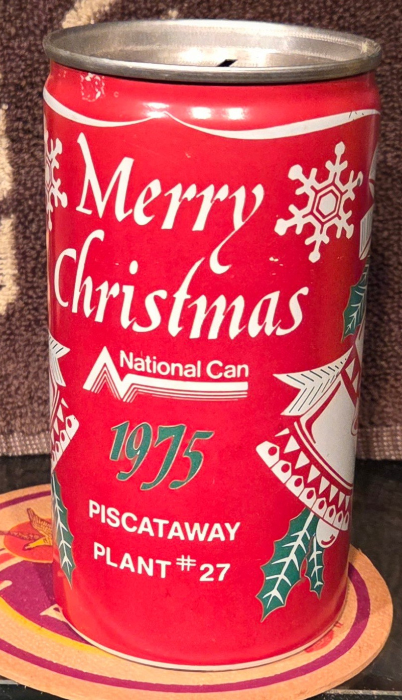 1975 NATIONAL CAN COMPANY EXTRUDED STEEL BANK CAN PISCATAWAY NEW JERSEY PLANT 27
