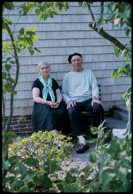 Photo:Provincetown Massachusetts Karl Knaths Painter Portrait 1950s Couple