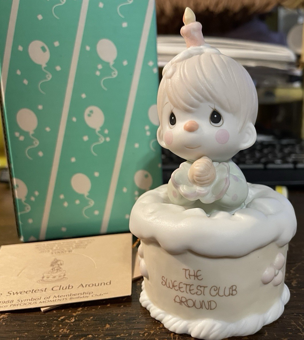 Precious Moments - The Sweetest Club Around - Member Only B-0003 With Box