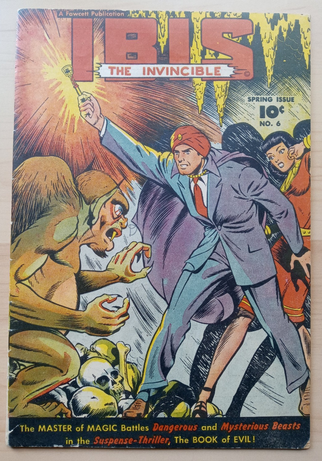 IBIS THE INVINCIBLE #6 Spring 1948 (Fawcett) Wolverton -a Kurt Schaffenberger -c