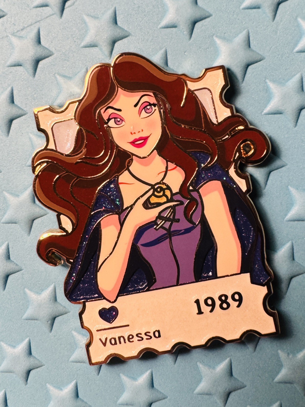 Disney’s The Little Mermaid Vanessa Postage Stamp ~*Fantasy*~ Pin