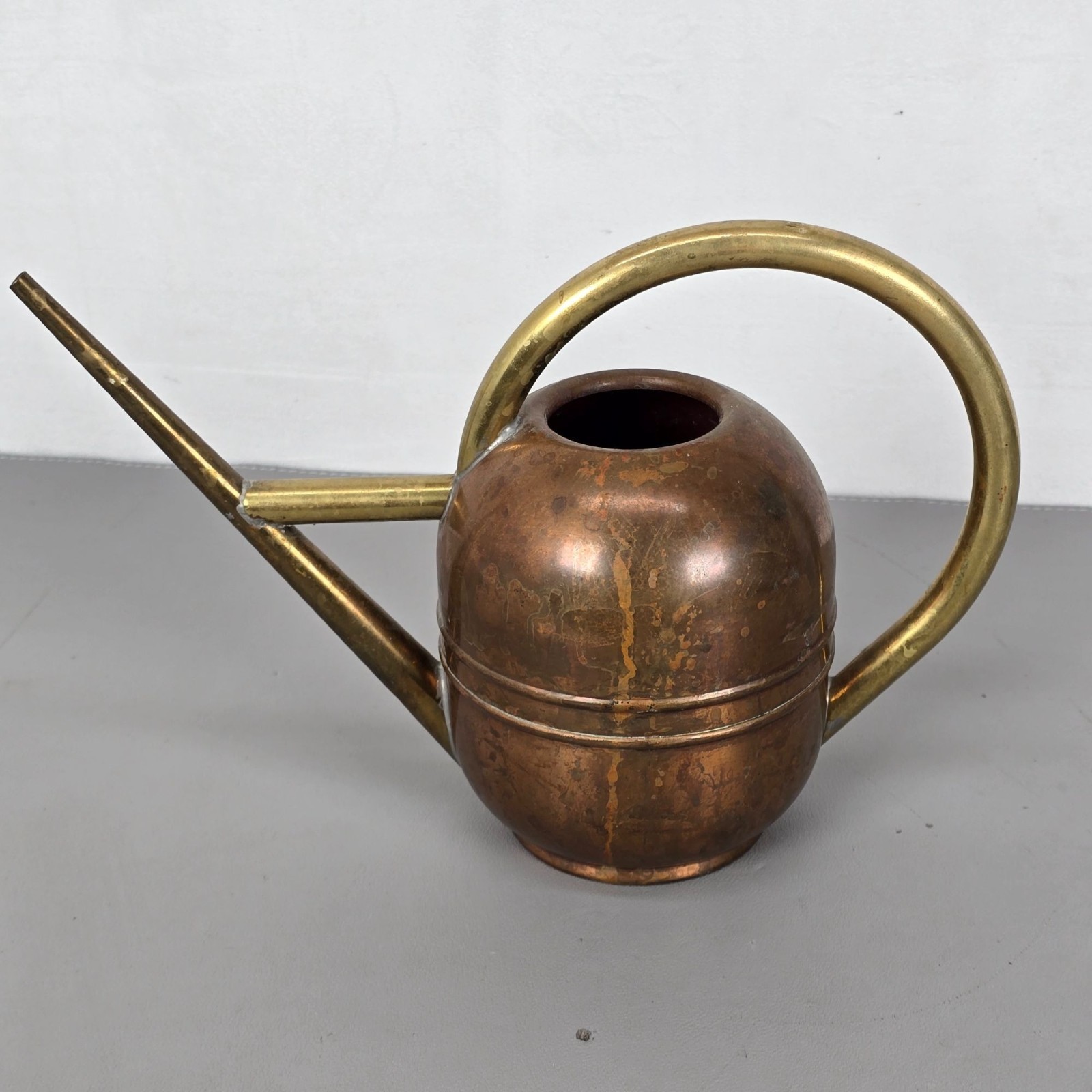 Chase - Ruth Gerth designed Art Deco 1930s copper watering can Brass and Copper