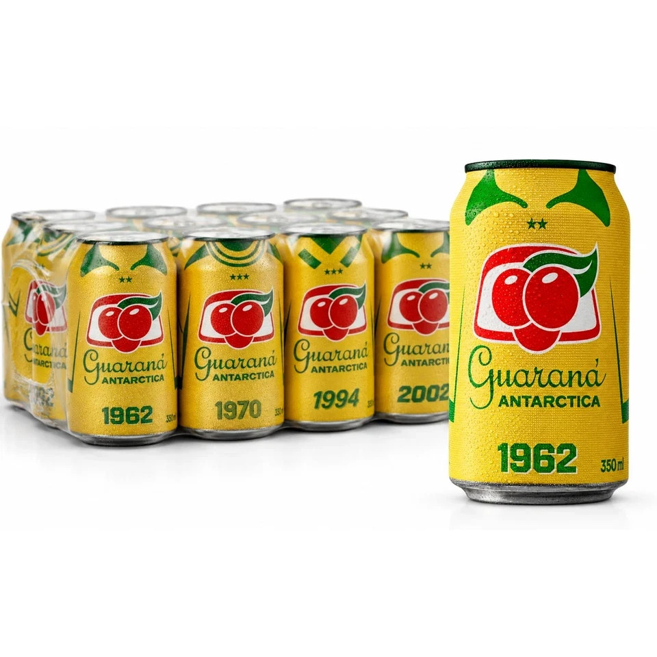 Guarana Antarctica, The Brazilian Original 11.83 Fl Oz (Pack of 12), Regular Guarana Antarctica, The Brazilian Original 11.83 Fl Oz (Pack of 12), Regular