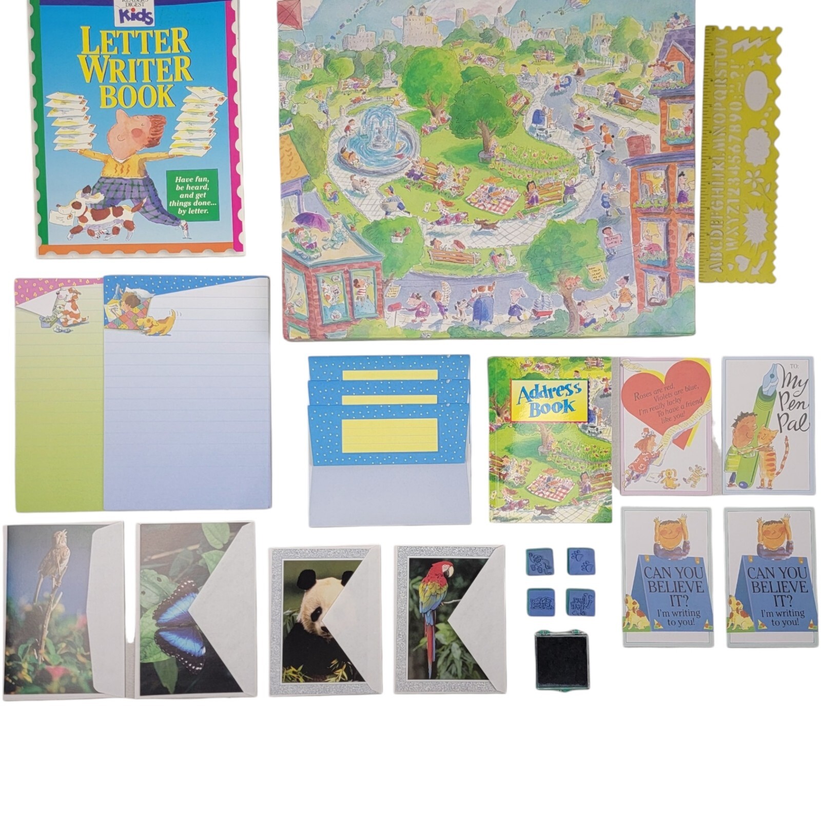 Reader\'s Digest Kids Stationery Set 1994