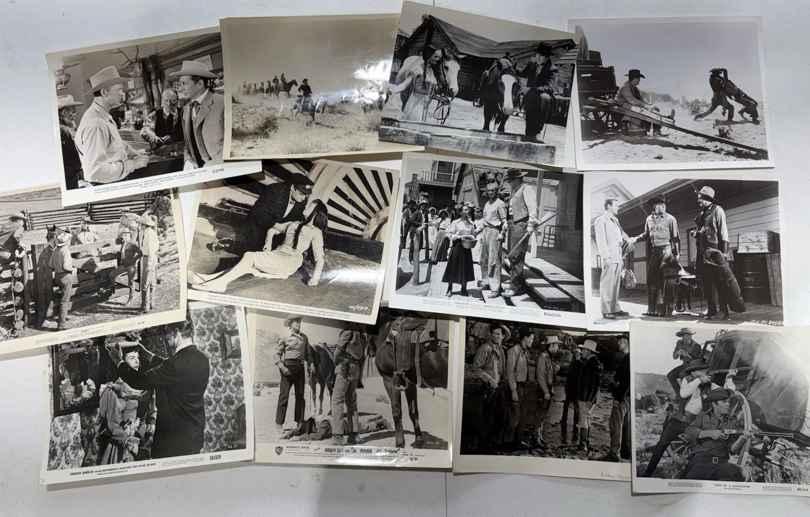 12 Vintage Western Movie Publicity Stills 1950s-70s Original 8x10 Photos 12 Vintage Western Movie Publicity Stills 1950s-70s Original 8x10 Photos