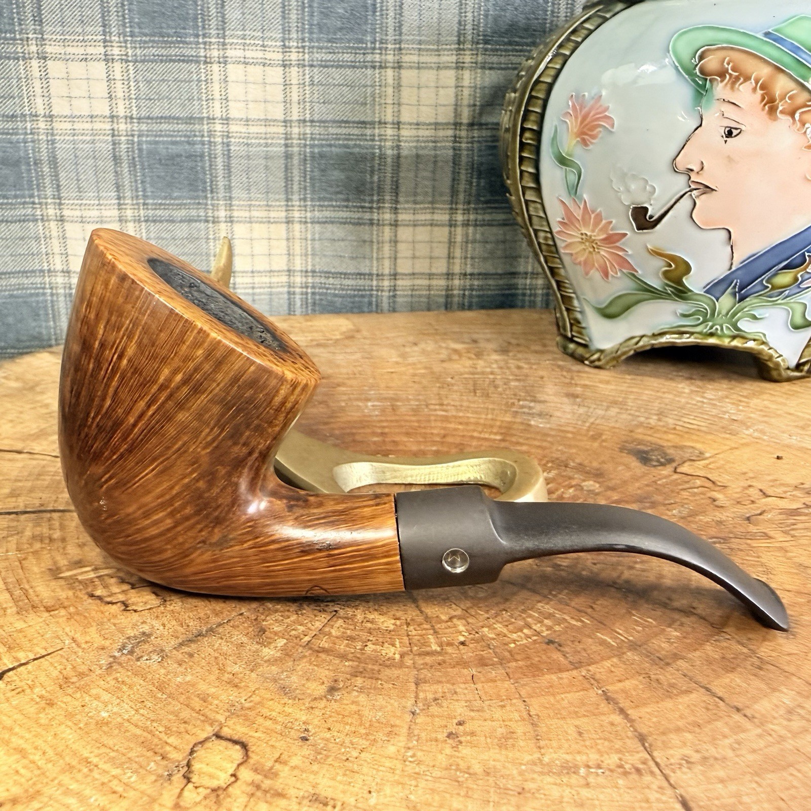 1984 American Smoking Pipe (*Z Grade 1) Mark Tinsky -Smooth Straight Flame Grain
