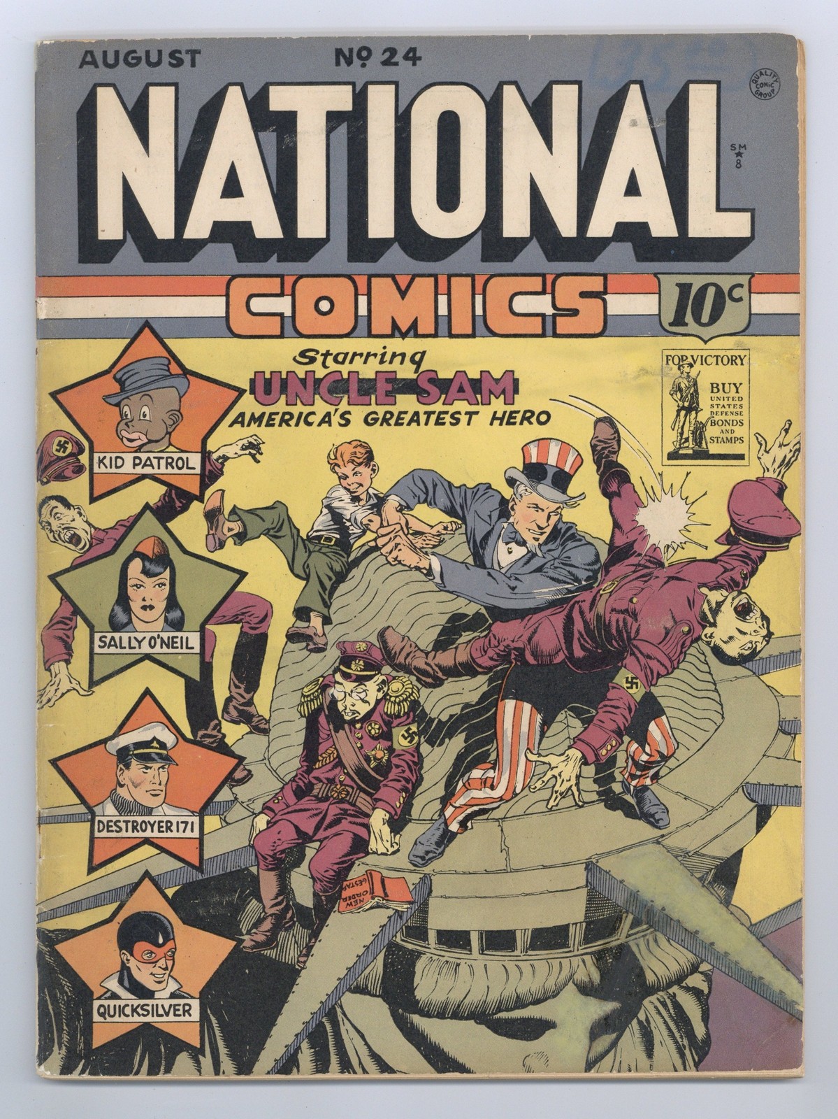 National Comics #24 GD 2.0 RESTORED 1942