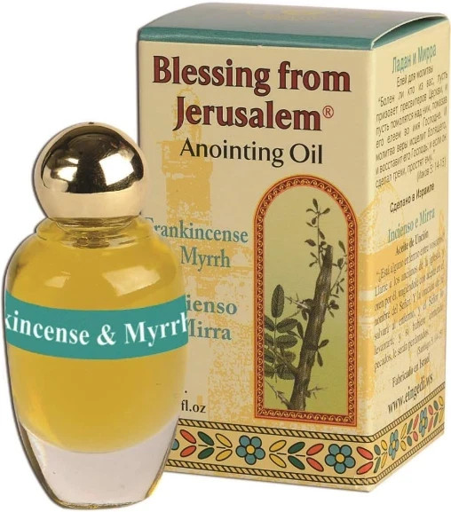 Aceite De Uncion De Incienso Y Mirra Para Oracion Con Especias Biblicas, 0
