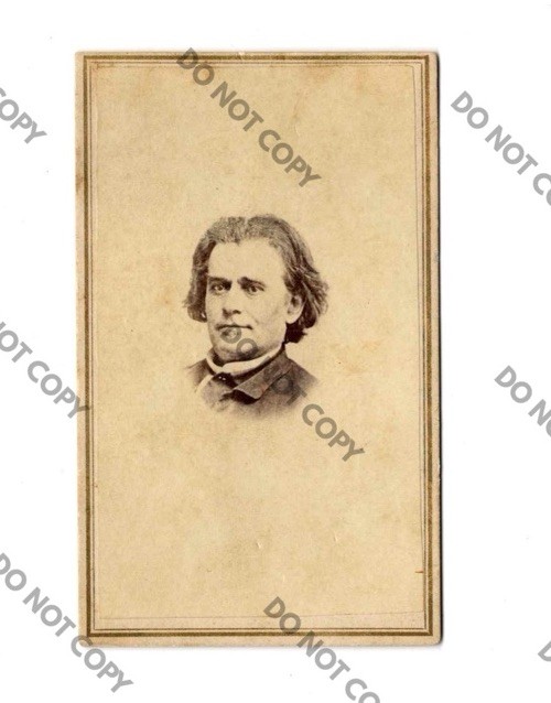 c1860 Samuel Fenton Cary Abolitionist Prohibitionist Author Temperance CDV Photo