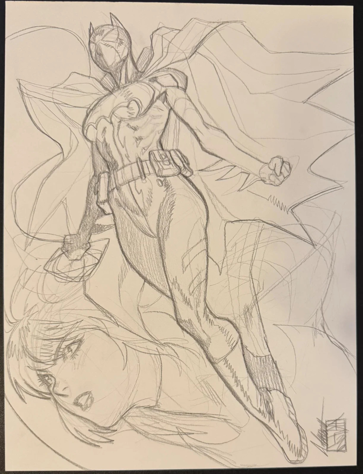 Cassandra Cain Batgirl original comic art by Alfredo Cardona (acecore)