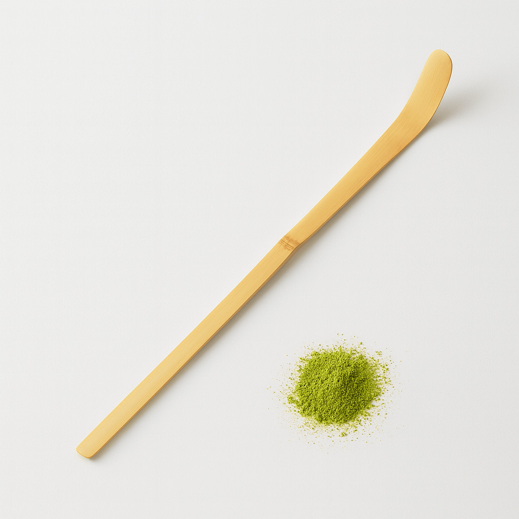 Japanese Bamboo Matcha Tea Scoop Tea Ceremony Spoon 7.25″ Long S‑2202