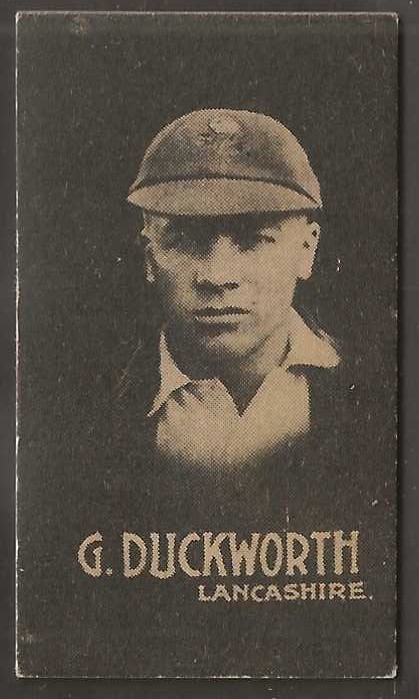 HOADLEYS-CRICKETERS 1933 (BROWN FRONT)- ENGLAND - DUCKWORTH