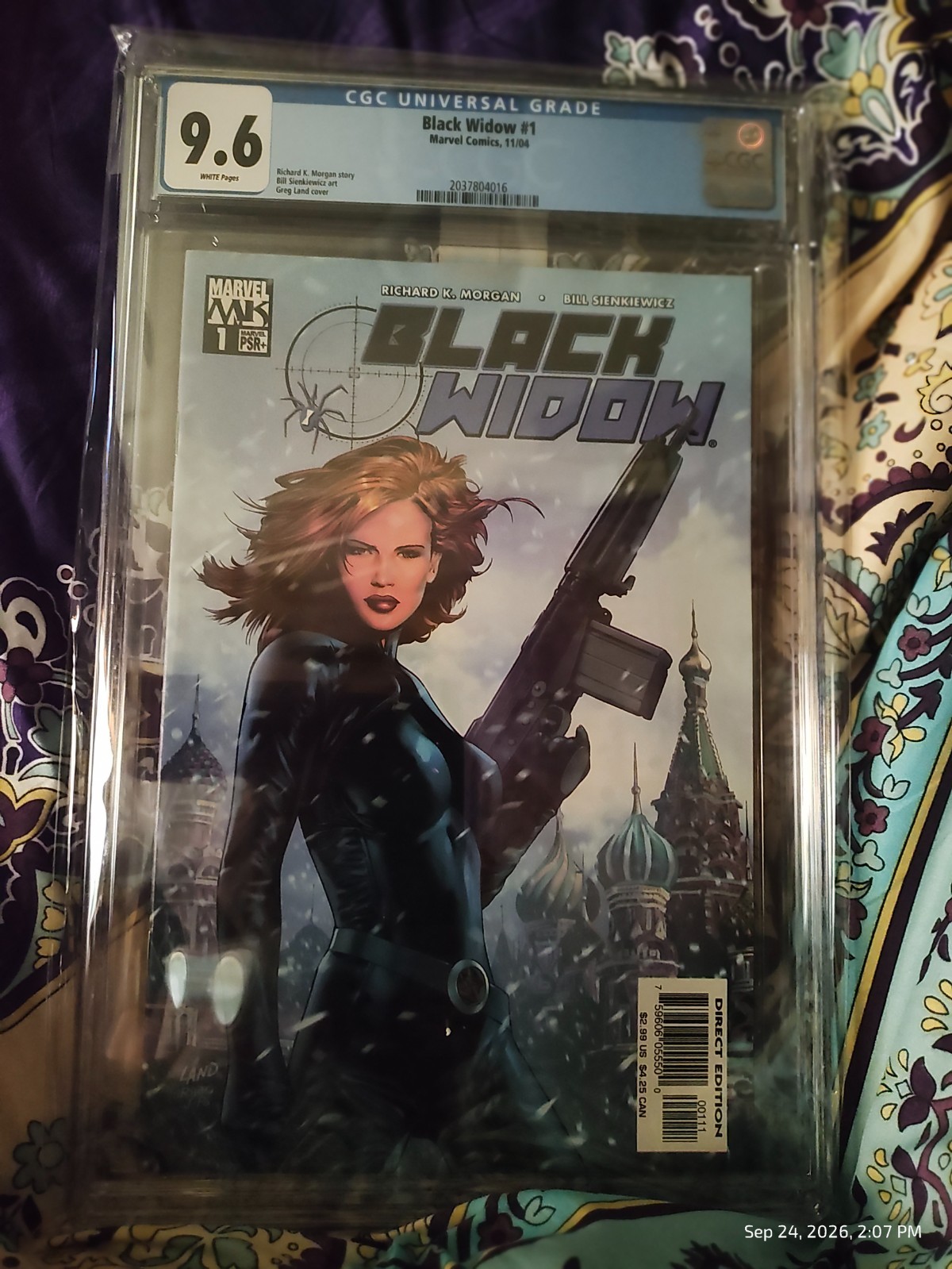 Black Widow #1 CGC 9.6 Marvel Knights 2004 Greg Land Bill Sienkiewicz