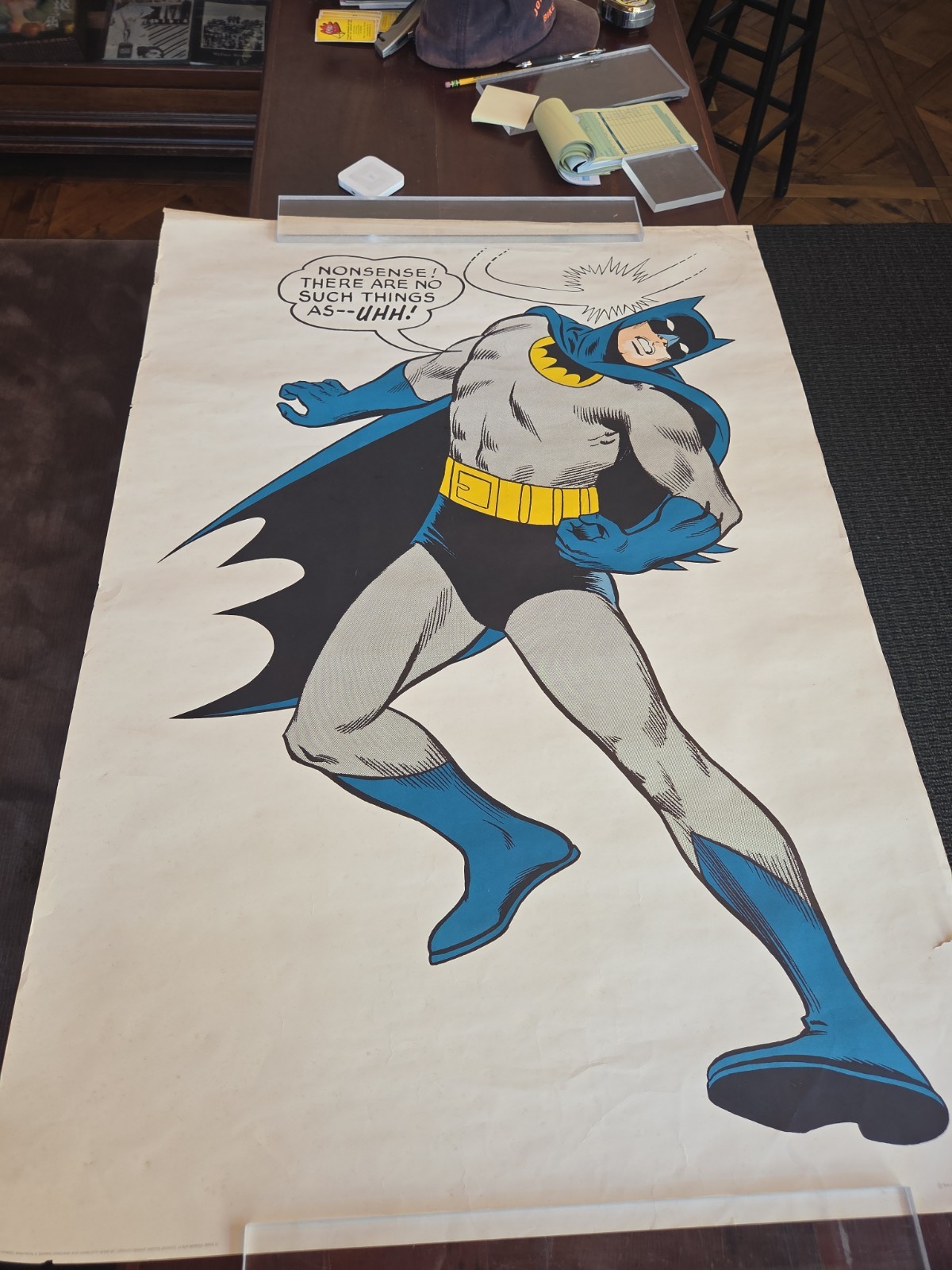 Batman Poster Licensed by National Periodical Publications 1966 Nonsense