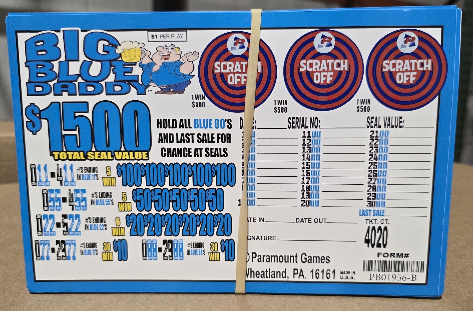 Big Daddy Blue Jar Tickets