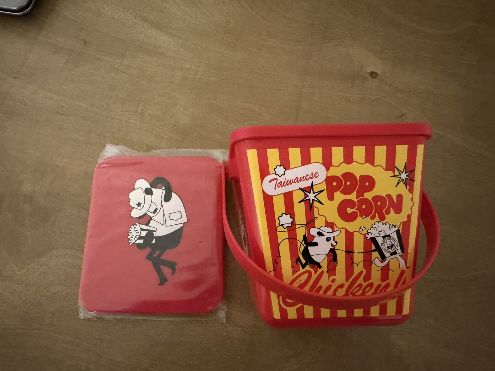 Panda Express Taiwanese Pop Corn Chicken Novelty Bucket Container Pail Giveaway