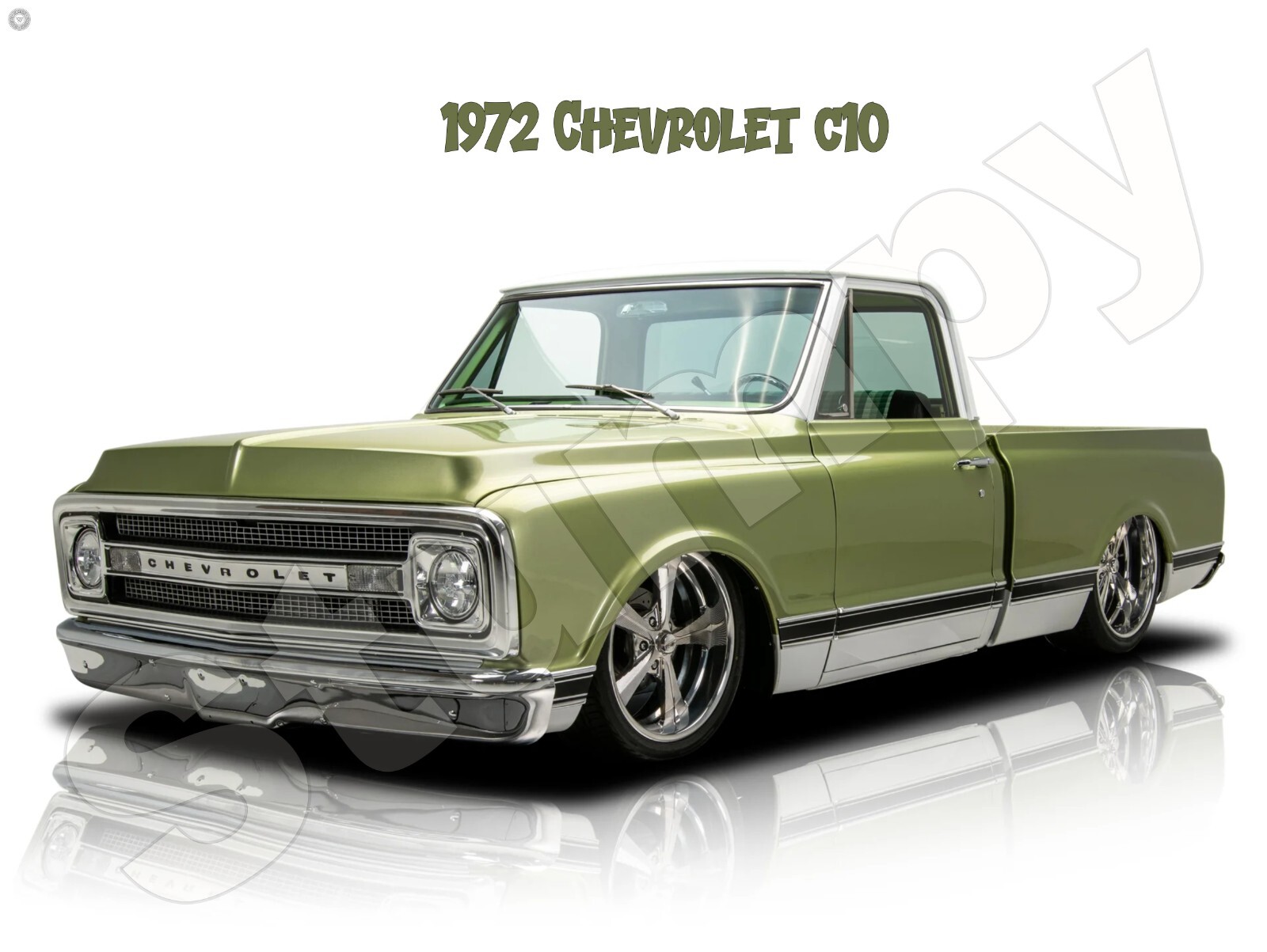 1972 Chevrolet c10  Metal Sign 9