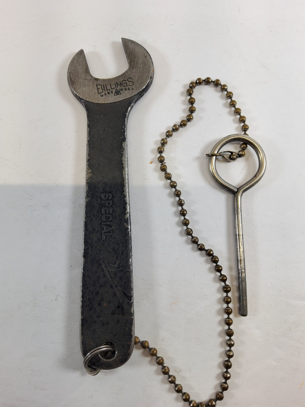Vintage Billings Machine Lathe Tool Open End 11/16 Wrench Vintage Billings Machine Lathe Tool Open End 11/16 Wrench