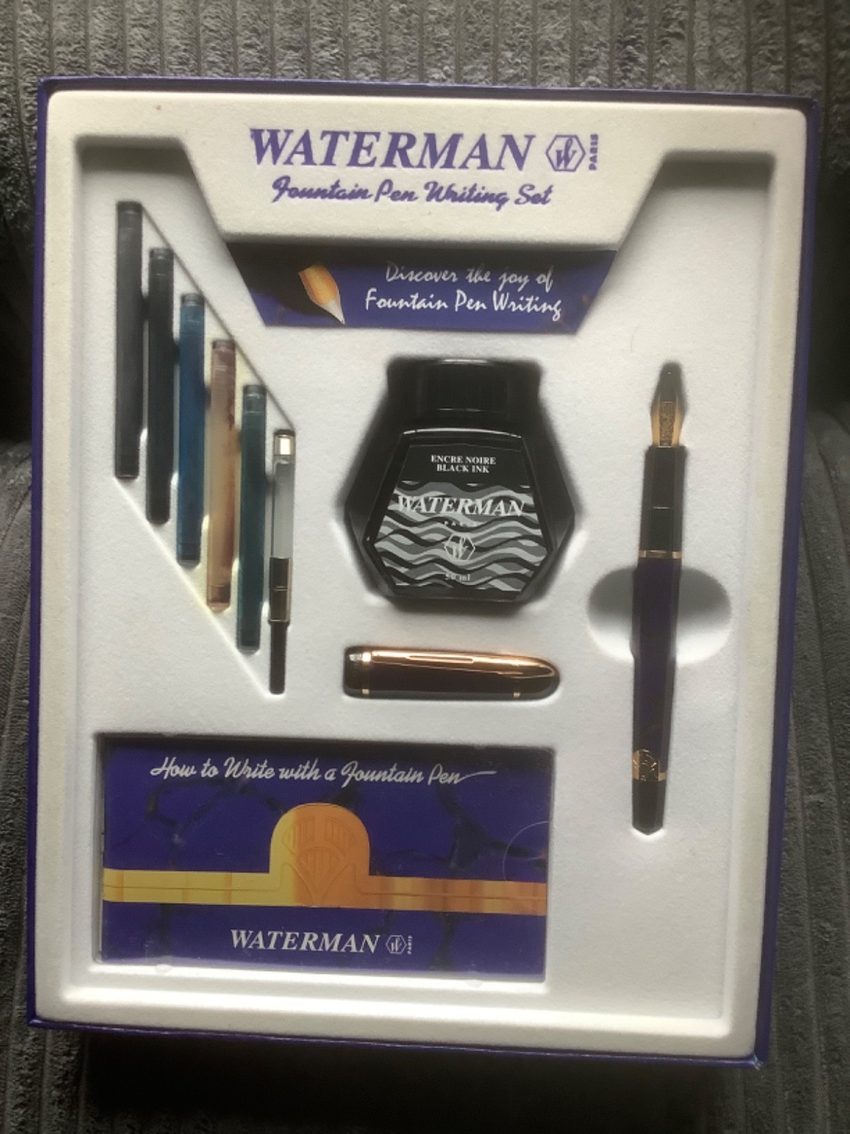 WATERMAN Paris Phileas Fountain Pen Writing Set
