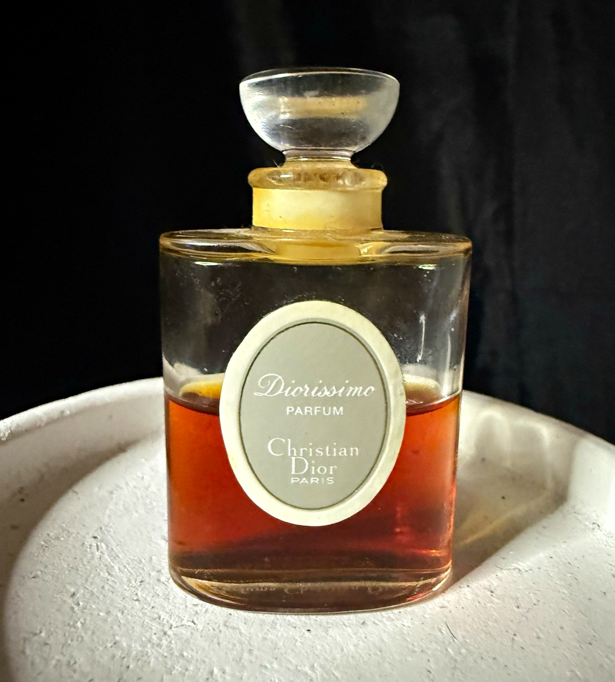 Vintage Christian Dior Diorissimo Pure Parfum Extrait 15ml 0.5oz Splash 1970s