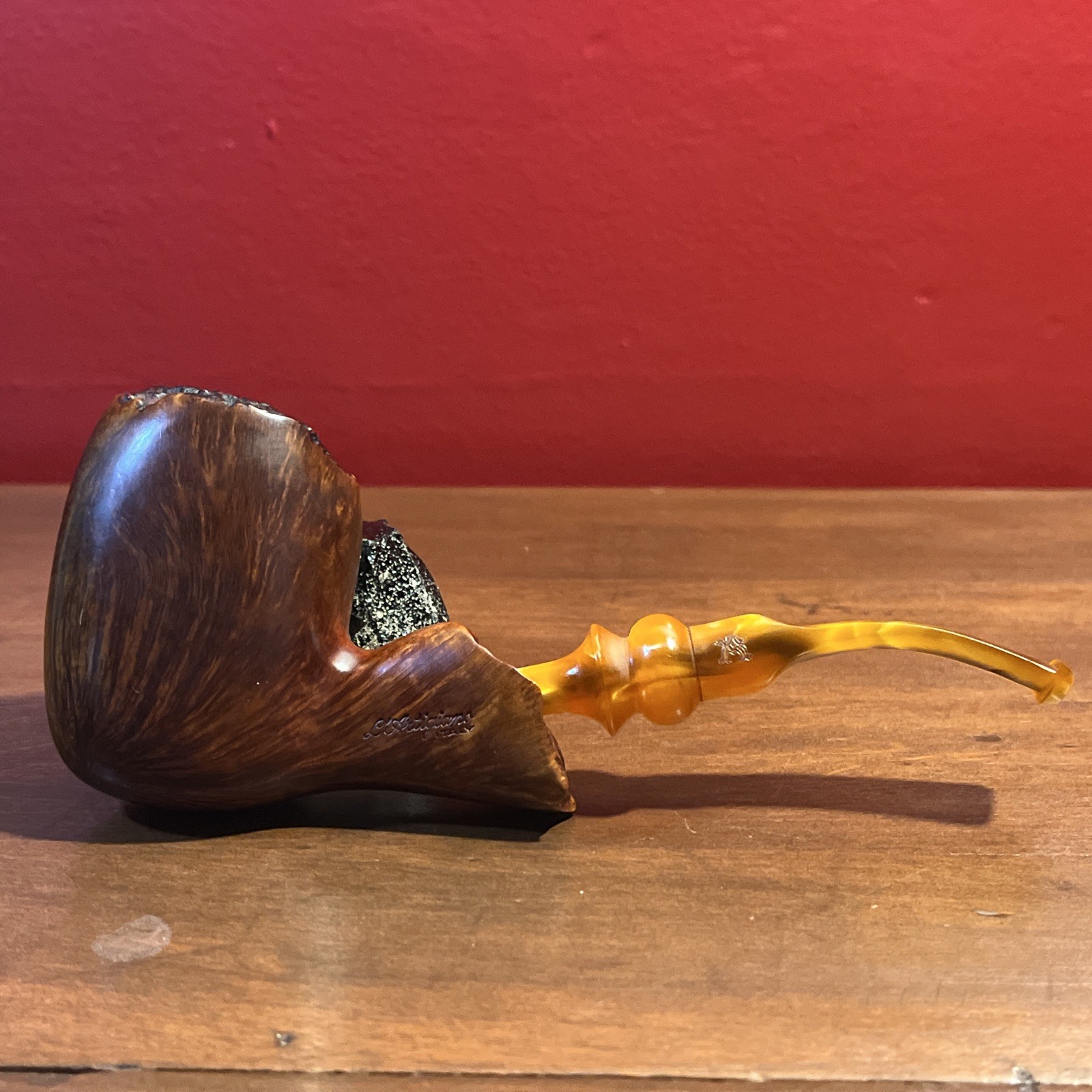 Vintage L'Artigiano Freehand Estate Pipe #2 Hand Made Italy Vintage L'Artigiano Freehand Estate Pipe #2 Hand Made Italy