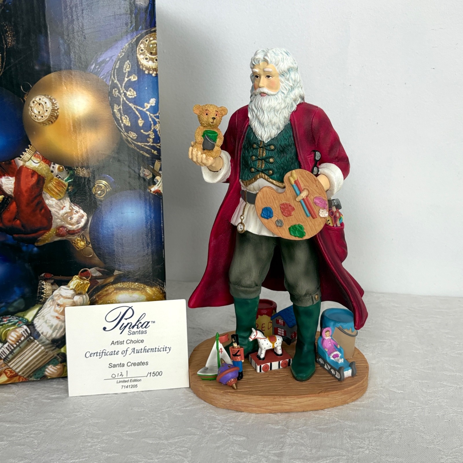 2013 Pipka Santa Artist Choice Santa Creates Santa 7141205 Original Box