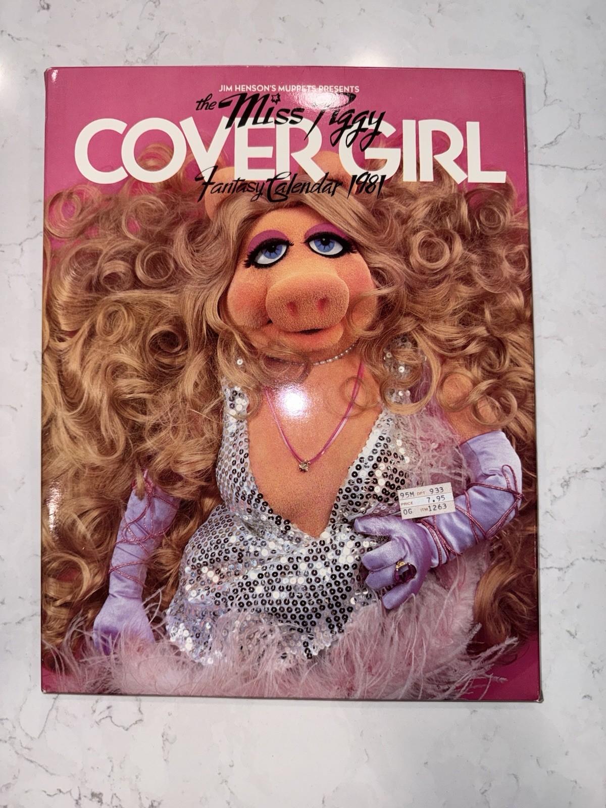 RARE Vintage 1981 Muppets MISS PIGGY Cover Girl Fantasy Calendar Folder Complete RARE Vintage 1981 Muppets MISS PIGGY Cover Girl Fantasy Calendar Folder Complete