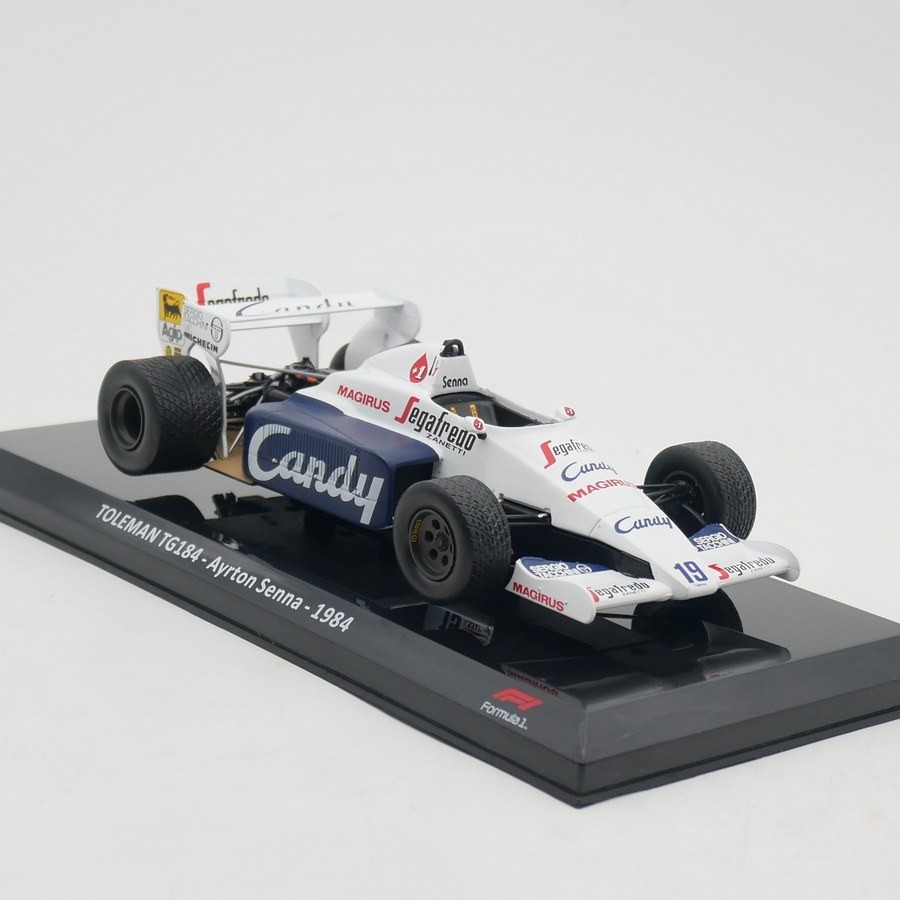 Rare IXO 1:24 Toleman TG184 Senna 1984 F1 Car - Diecast Miniature