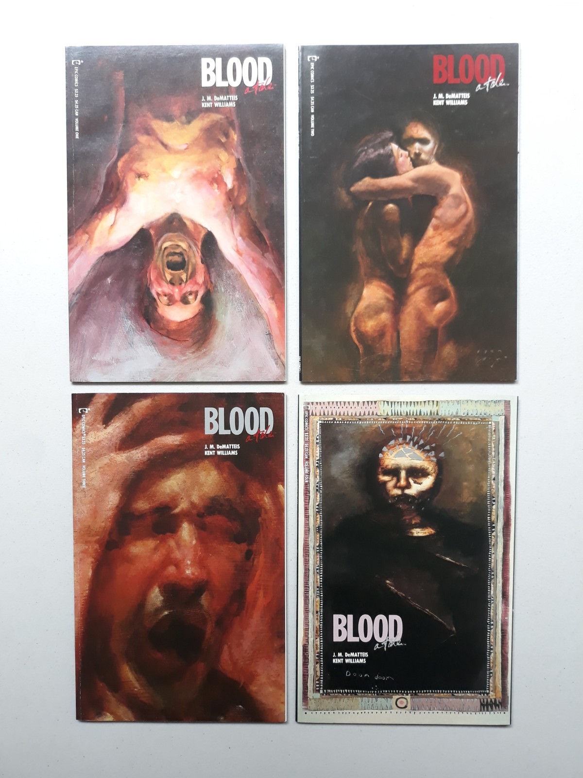 Blood A Tale 1, 2, 3, 4 Vertigo Comics 