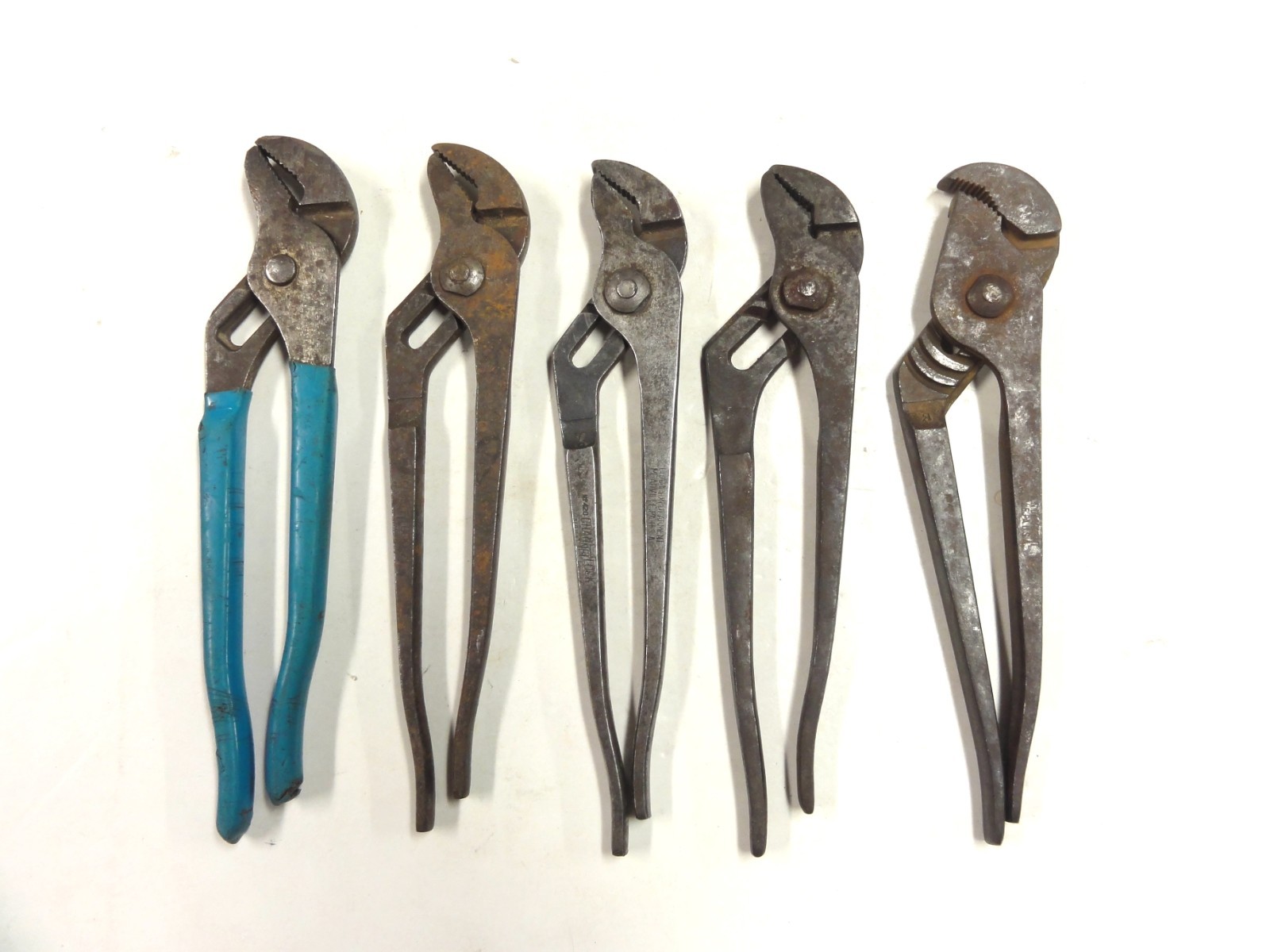 VINTAGE CHANNELLOCK USA LOT OF GROOVE JOINT PLIERS GOOD USED