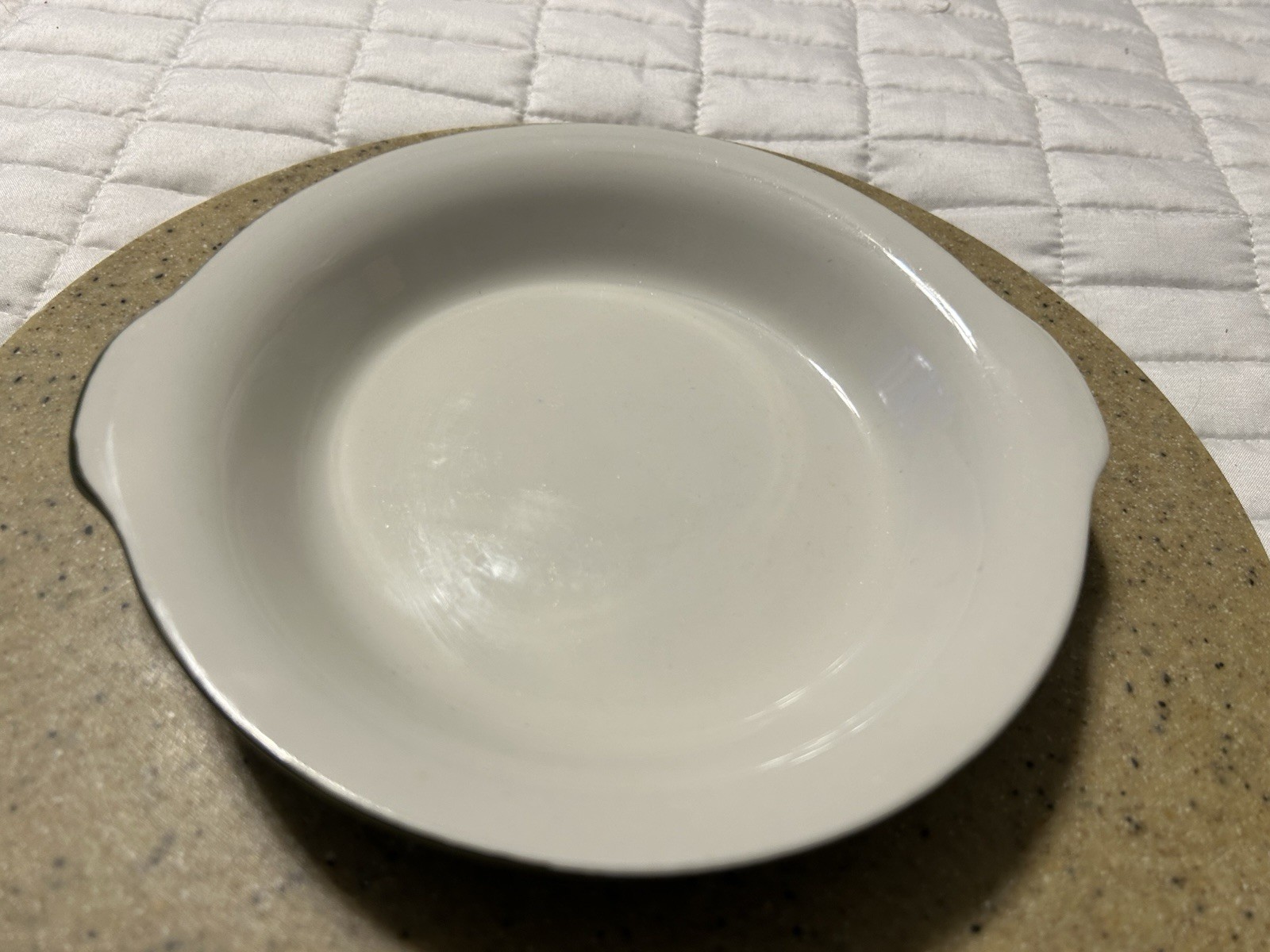 VTG HALL Pottery Round Casserole Dish Au Gratin Green 513 Heavy Duty (1)