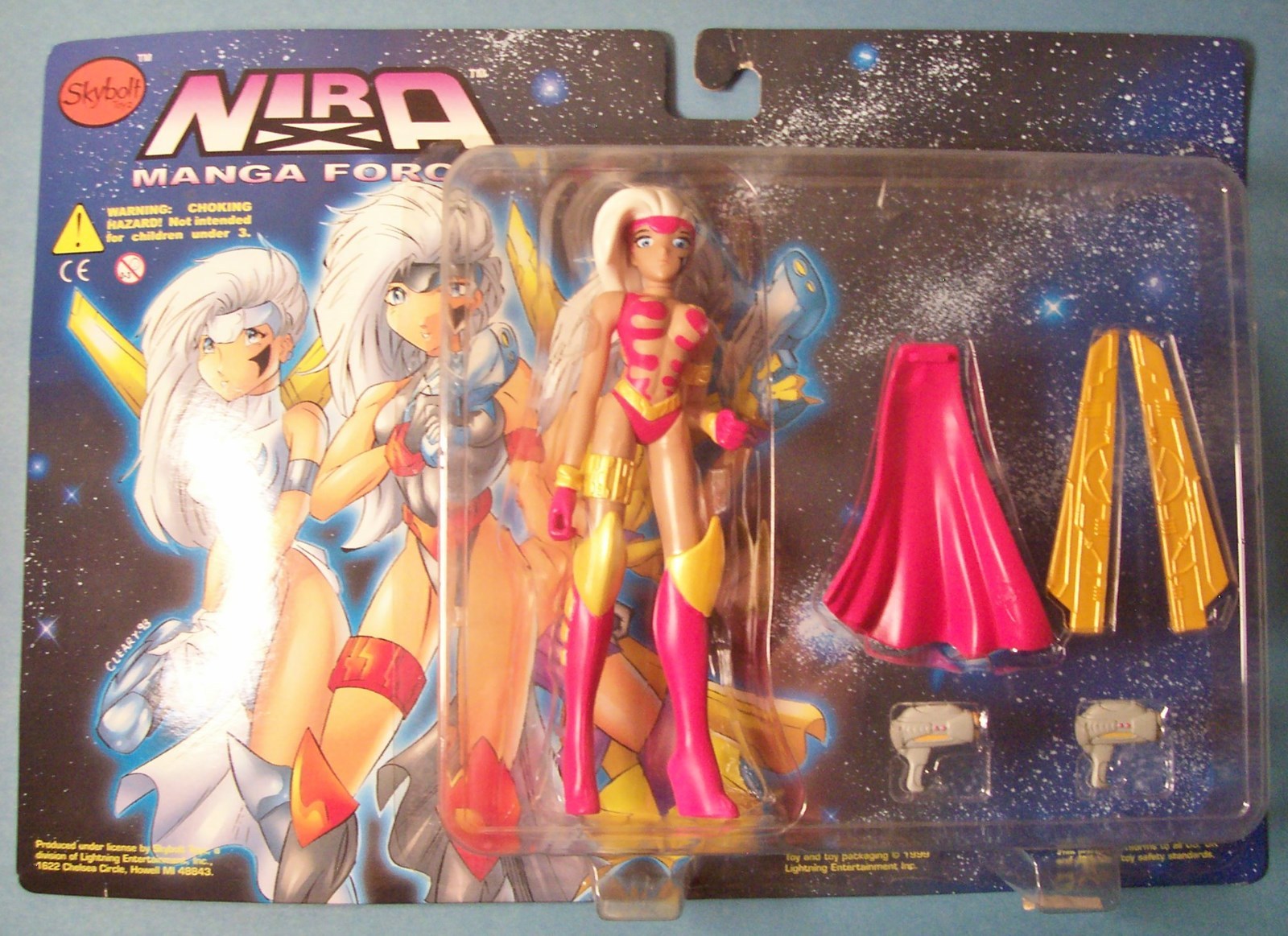 1999 Skybolt NIRA X MANGA FORCE Pink Detailed Figure NIB 1999 Skybolt NIRA X MANGA FORCE Pink Detailed Figure NIB