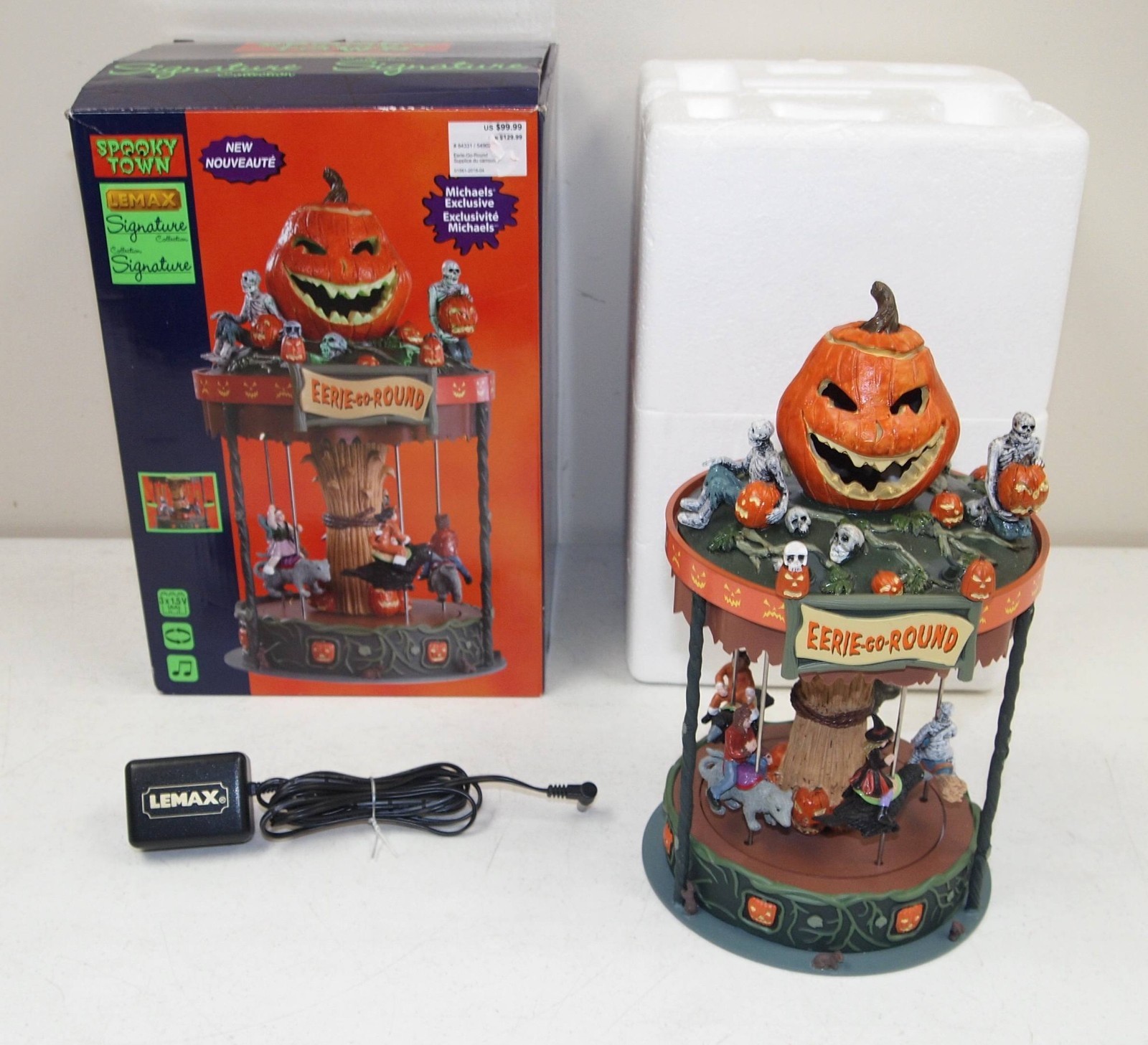 Rare Retired Mint LEMAX Spooky Town \