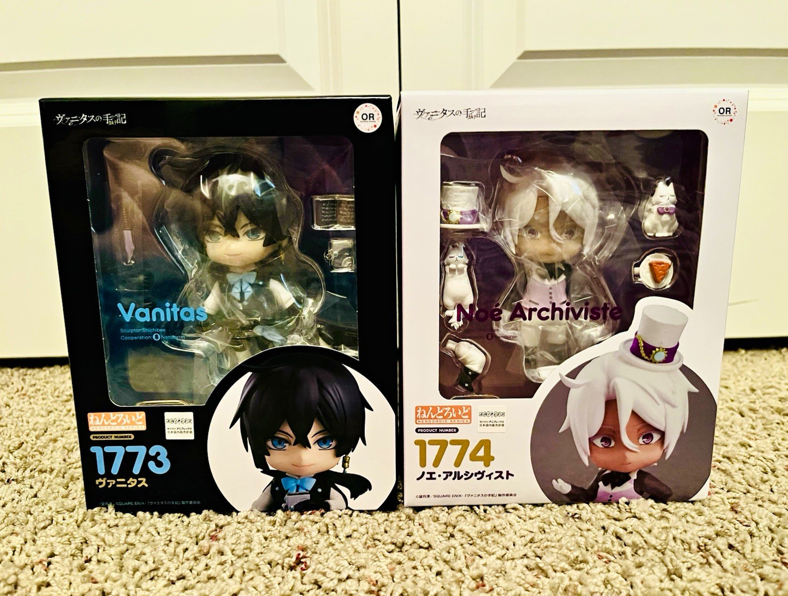 Nendoroid The Case Study of Vanitas Noé Vanitas no Carte Figures 1773 1774 SET