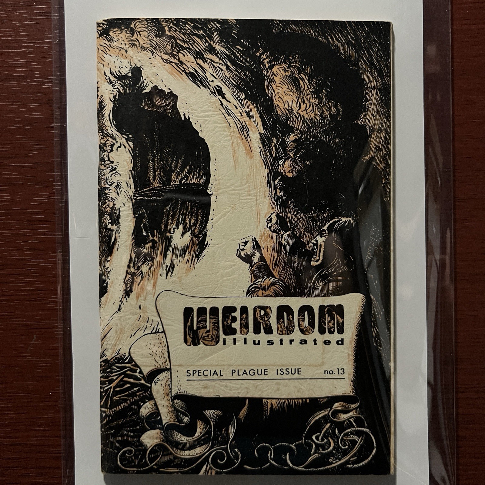 Weirdom Illustrated #13 Richard CORBEN 1969 The Plague Underground Comix RARE 👀