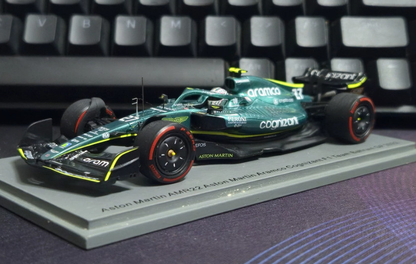 Spark 1/43 Aston Martin AMR22 Nico Hulkenberg Bahrain 2022