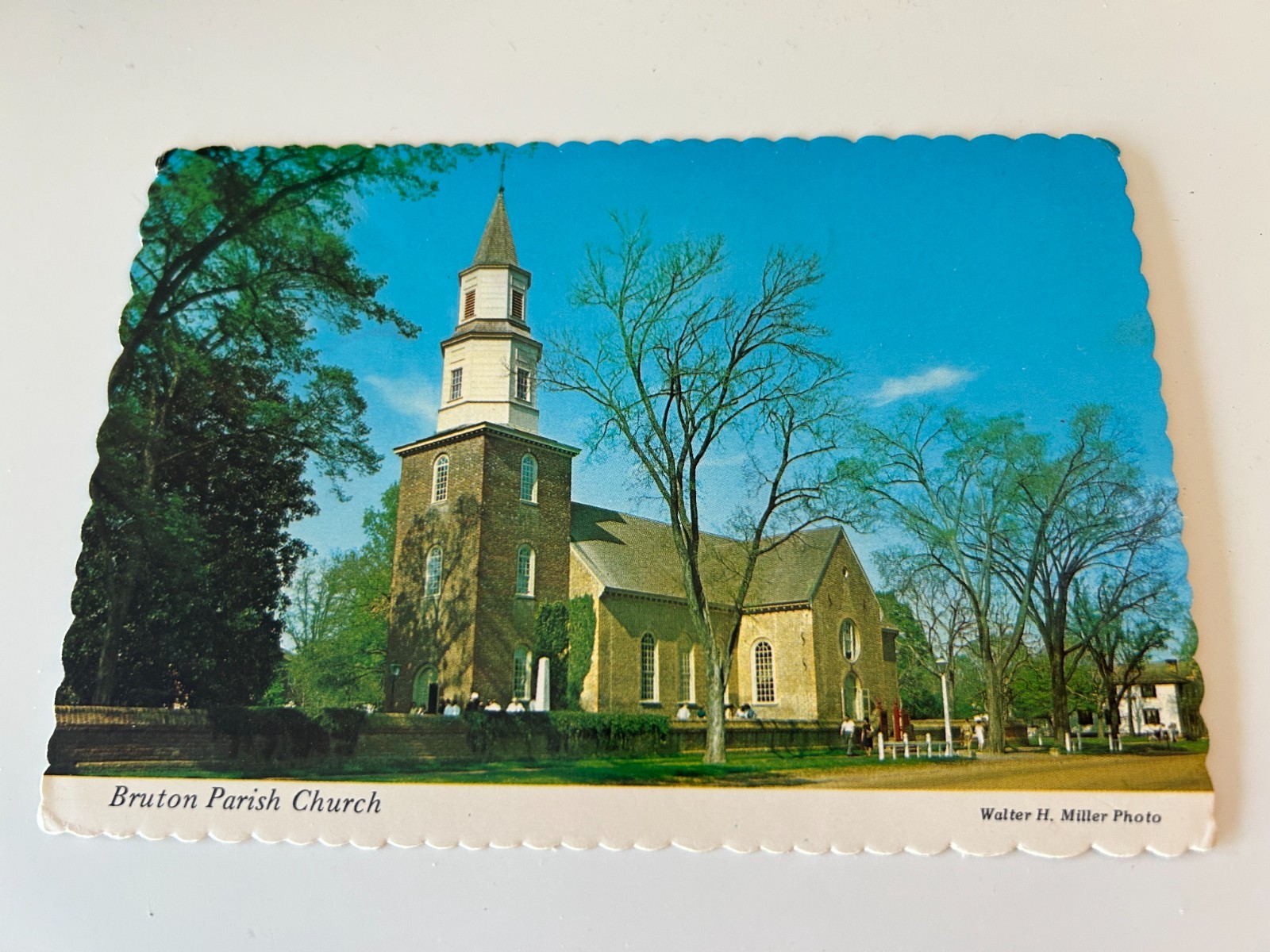 Bruton Parish Church Williamsburg Virginia Continental Postcard