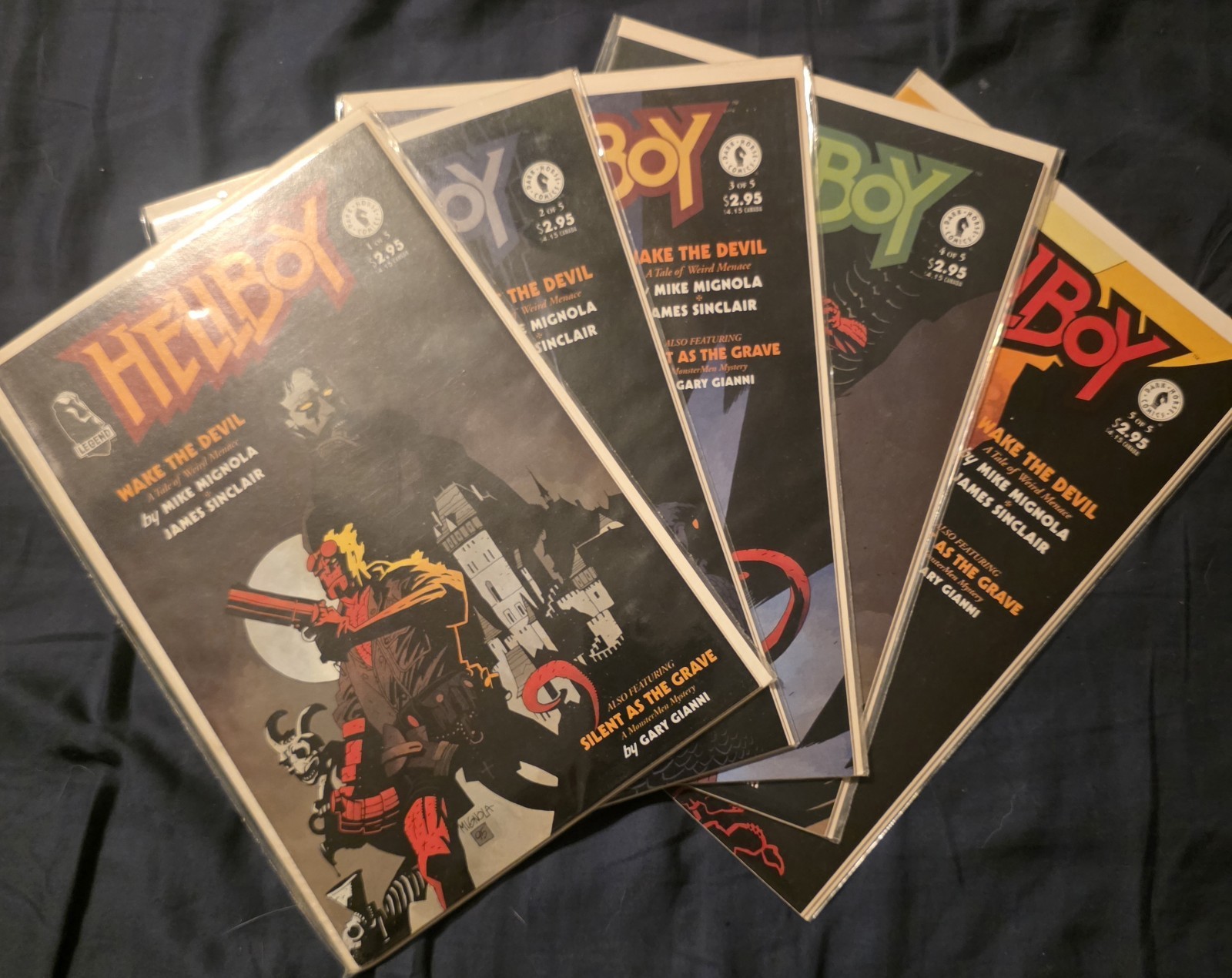 Hellboy Wake the Devil #1-5 Complete Set VF+ NM