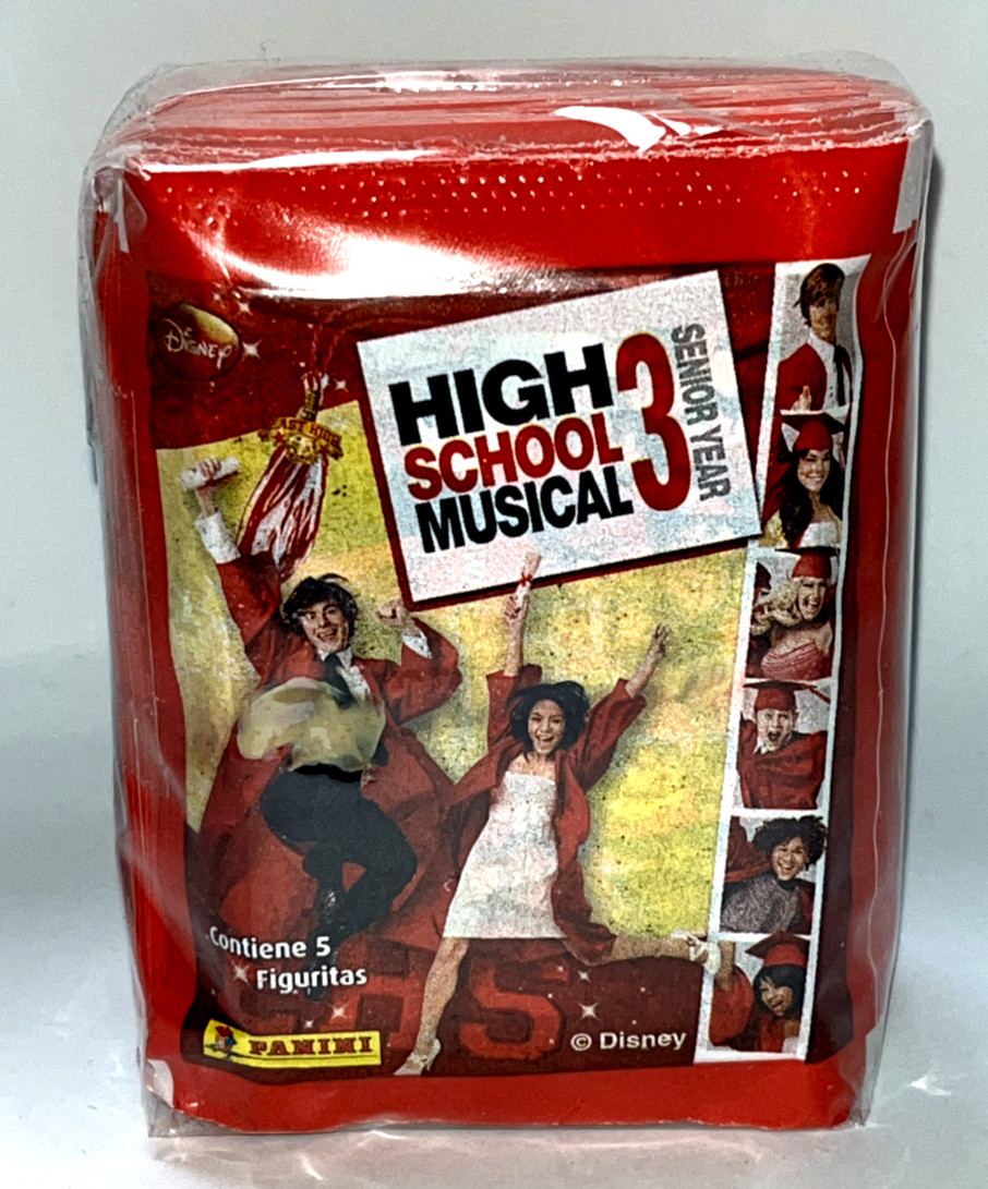 2008 BOX HIGH SCHOOL MUSICAL 3 Disney - 50 Sealed packs Brazil Edition