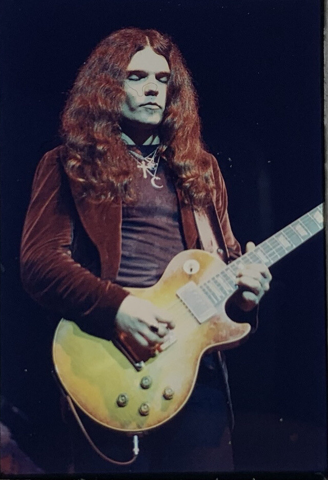 Lynyrd Skynyrd Gary Rossington Transparency Positive Photographic Slide 1975