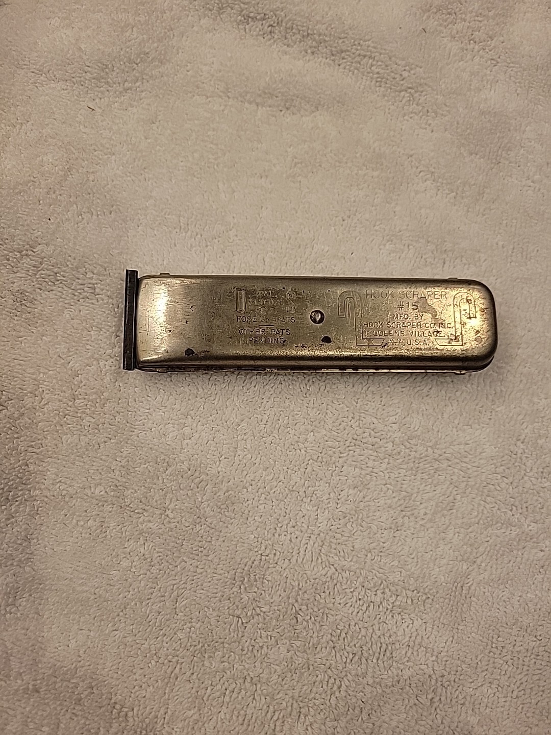 VINTAGE HOOK SCRAPER NO.15 HOOK SCRAPER CO. QUEENS VILLAGE, NY PAINT SCRAPER