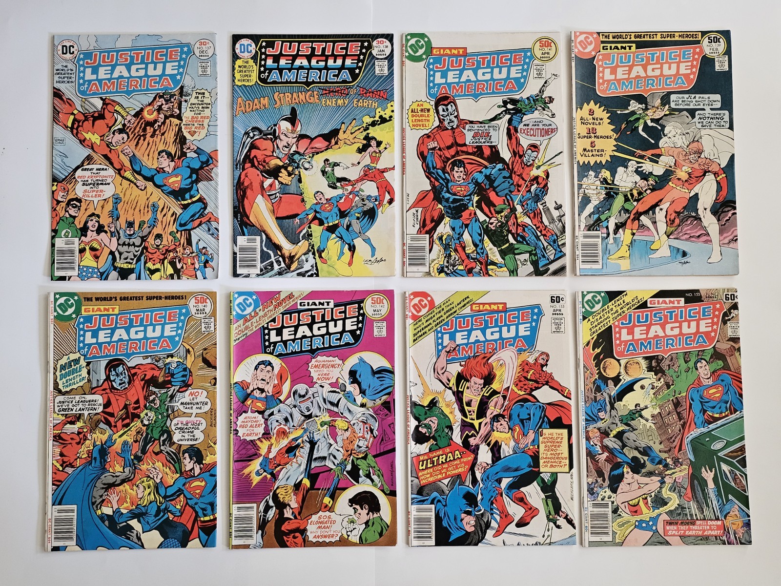 DC Comics Vintage Justice League Of America Lot (1976-1984)
