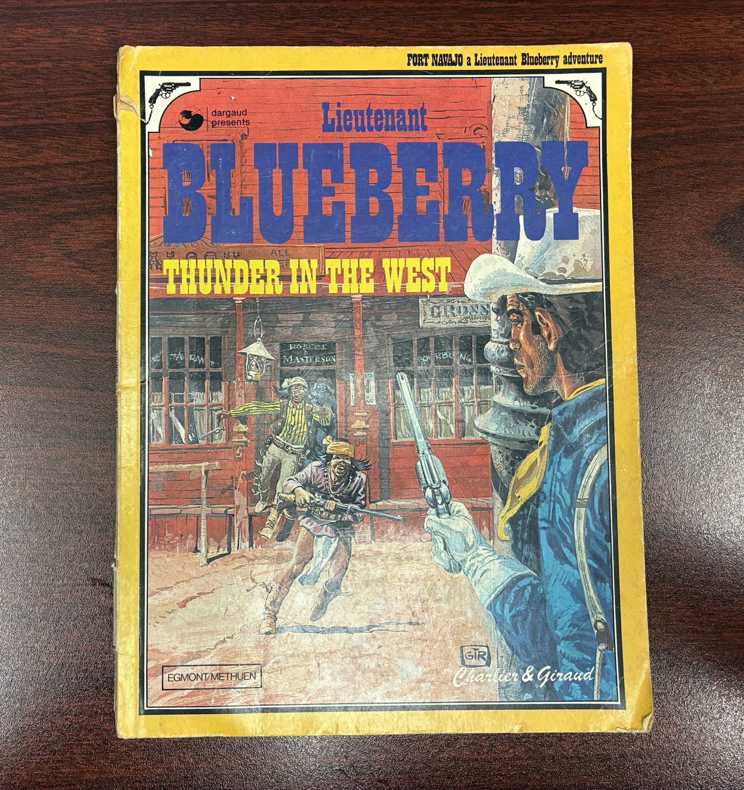 Lieutenant Blueberry: Thunder In The West Charlier & Giraud Moebius Comic Book