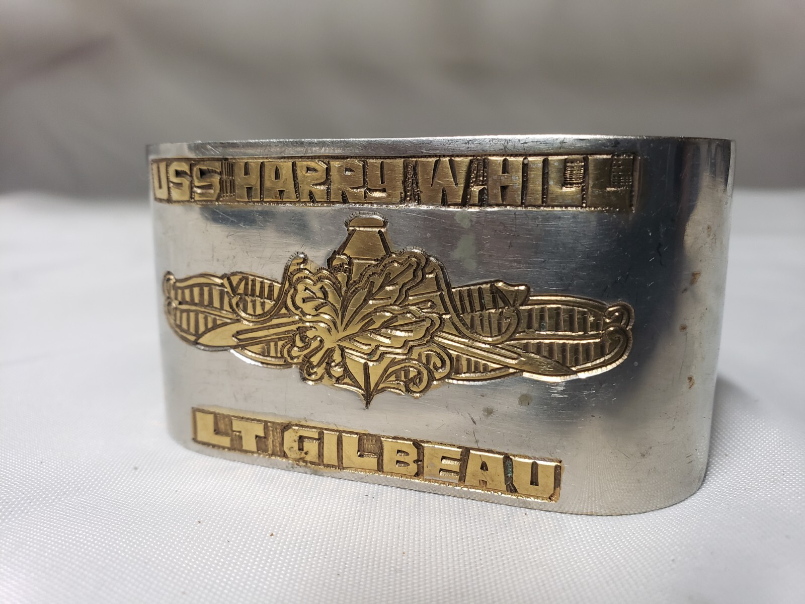 RARE PIECE OF NAVAL HISTORY USS HARRY W. HILL, REAR ADMIRAL GILBEAU, SCANDAL