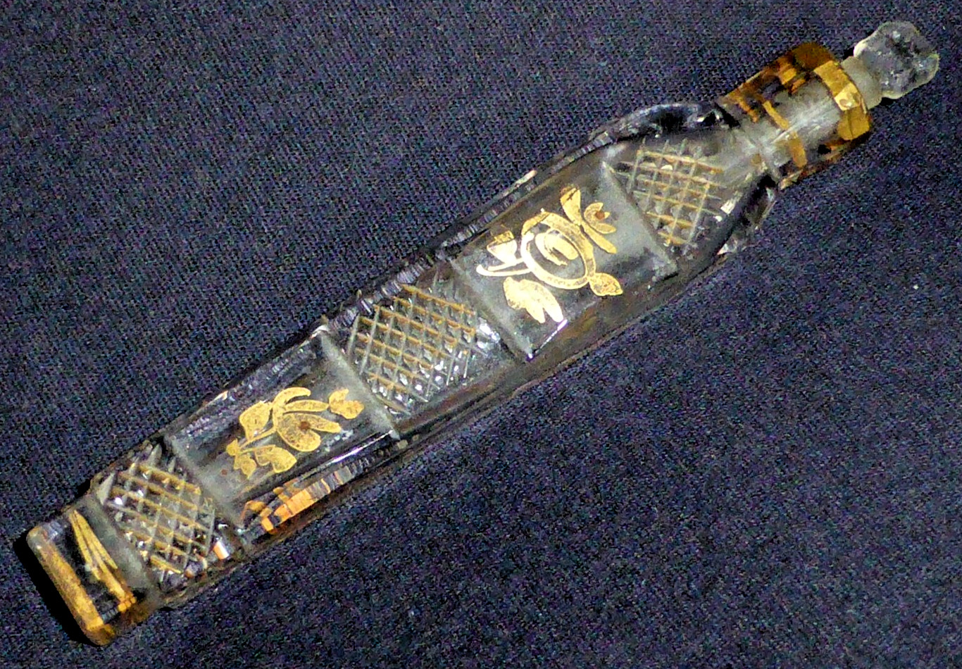 Rare & Stunning Antique Georgian Lachrymatory Tear Catcher Perfume Bottle c1820
