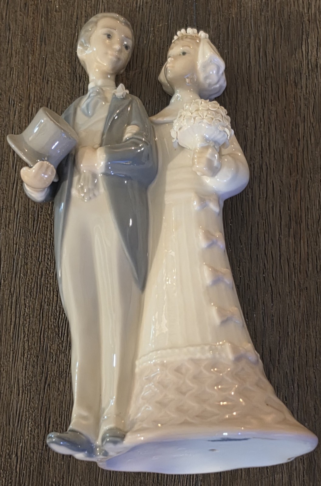 LLADRO WEDDING DAY BRIDE & GROOM #4808 FIGURINE-RETIRED VINTAGE