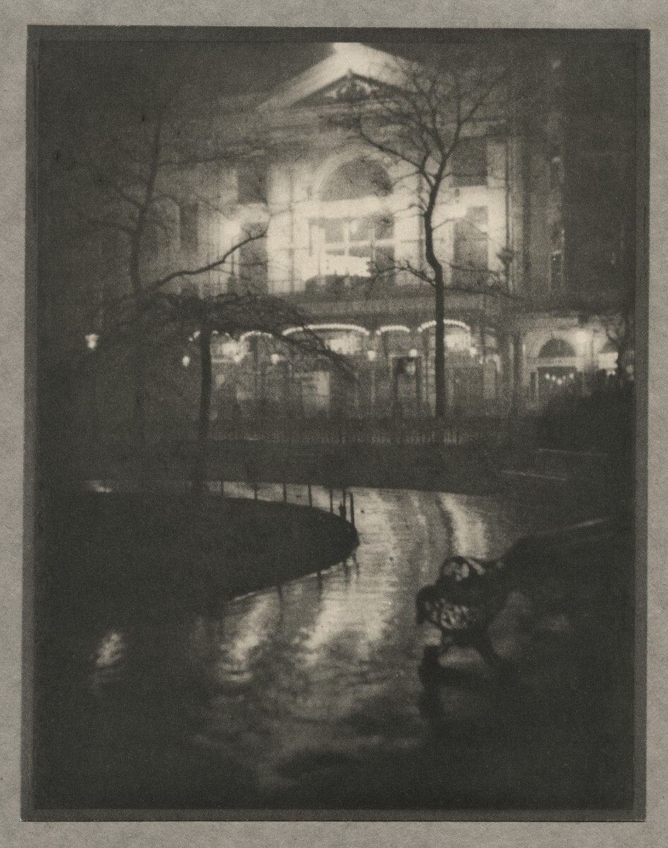 c.1909 ALVIN LANGDON COBURN LONDON - LEICESTER SQUARE