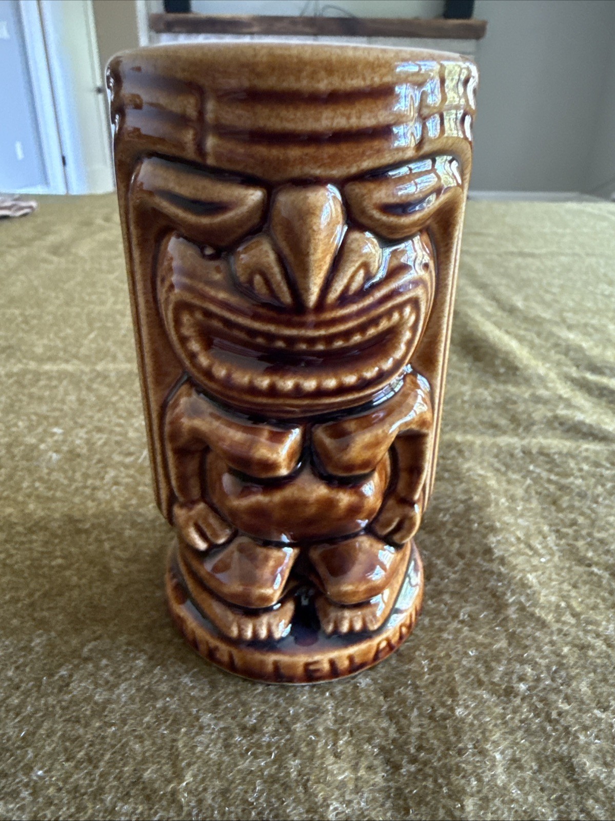 Vintage Tiki Leilani Polynesian Mug Tumbler Barware 1960s 5 Inch